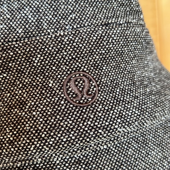 Lululemon brown tweed Jacket w/ funnel collar - Picture 5 of 11
